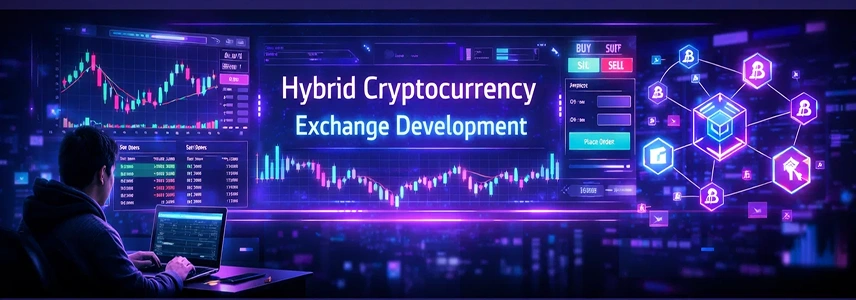 Hybrid Cryptocurrency Exchange Development Services